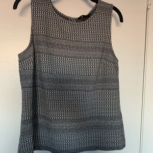 Banana Republic sleeveless top with button back